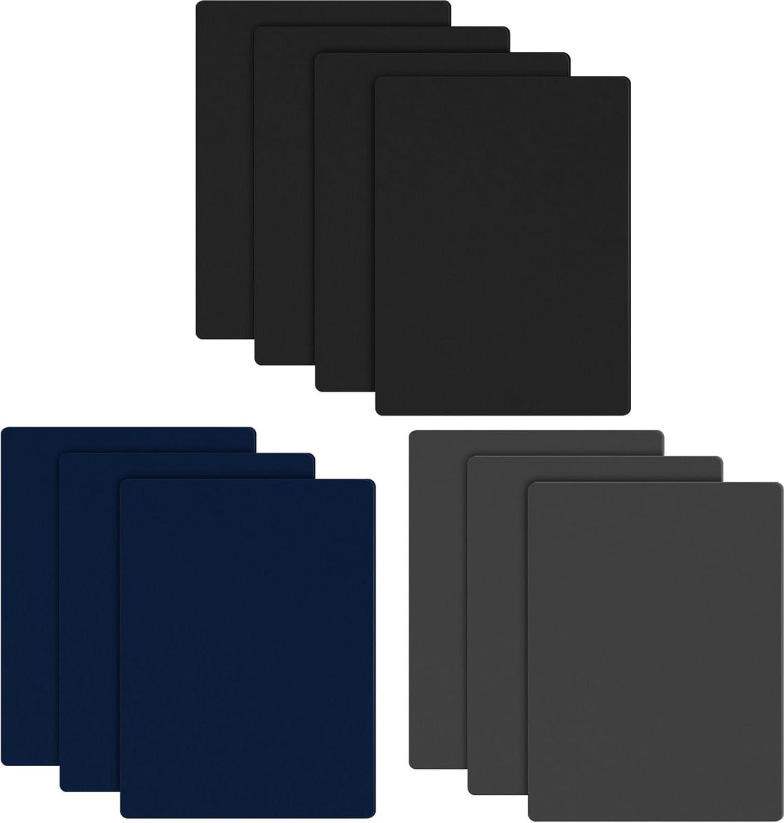 Nylon Reparatiepatch, 10 Stuks Zelfklevende Tentreparatiepatch (20 cm x 15 cm), Zware Nylon, Waterbestendig, Stoffen Reparatietape Voor Tenten, Jassen, Rugzakken (zwart/blauw/grijs)
