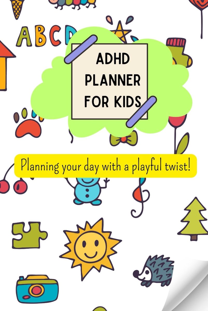 Planner agenda voor kinderen en tieners ADHD - ongedateerd dagelijks wekelijks schema - activiteitenorganizer - ShopVlot