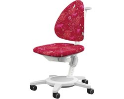 Moll Maximo Kinderbureaustoel - Ergonomische Kinderbureaustoel - Met Verstelbare Zitting En Rugleuning - Groeit Mee Van 110 Tot 185 cm - Draaistoel, ideaal voor schoolkinderen - duurzaam & hoogwaardig