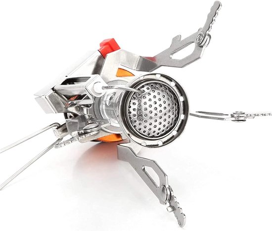 Camping Backpack Stove - Outdoor Burner - Koken in de Natuur - Ingebouwde Piezo Ontsteking - 3000W - Metaal — afbeelding 5