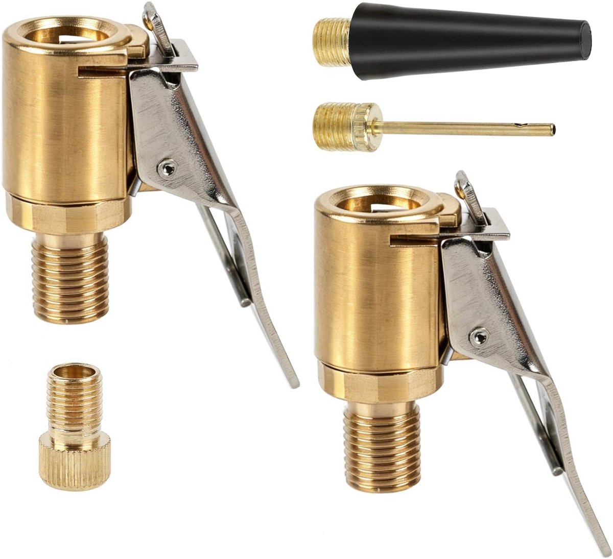Ventieladapter set 5-in-1 - veelzijdige accessoires voor luchtpomp - compact en duurzaam - ShopVlot