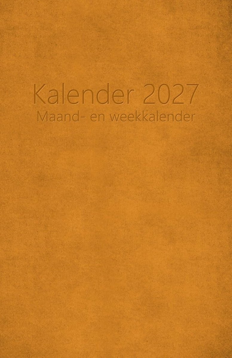 SnelShoppen - Kalender 2027: Maandoverzicht, weekplanner, notities - Nederlands, A4 formaat, ideaal voor huis, werk, school, en planning