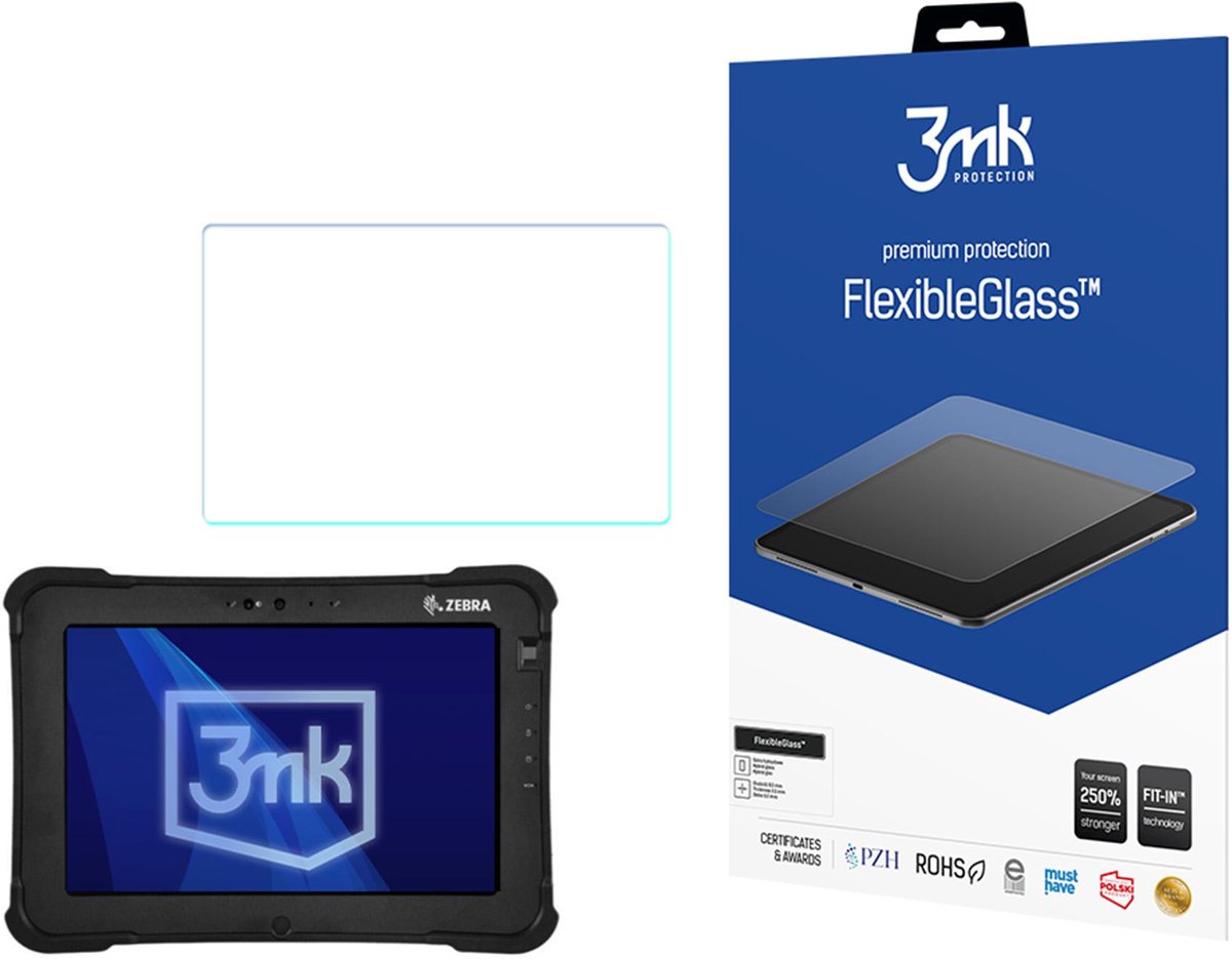3Mk Flexibel Glas Voor Zebra Xslate L10 Krasbestendige Schermbescherming Tot 11