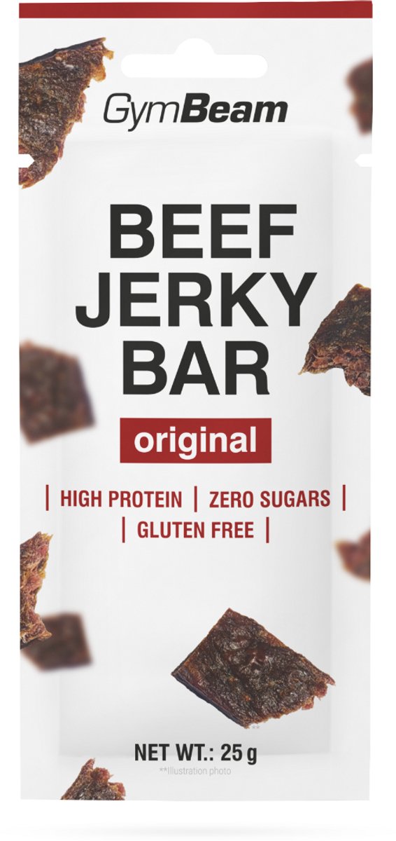 GymBeam Beef Jerky Bar 25 g origineel
