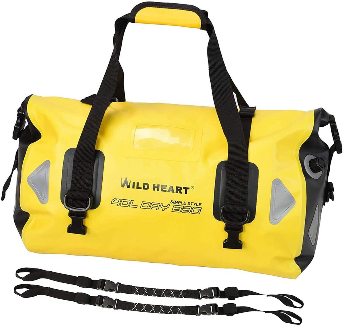 Omgoods - Waterdichte Reistas PVC500D met Touwriem en Binnenzak - 40L 66L 100L
