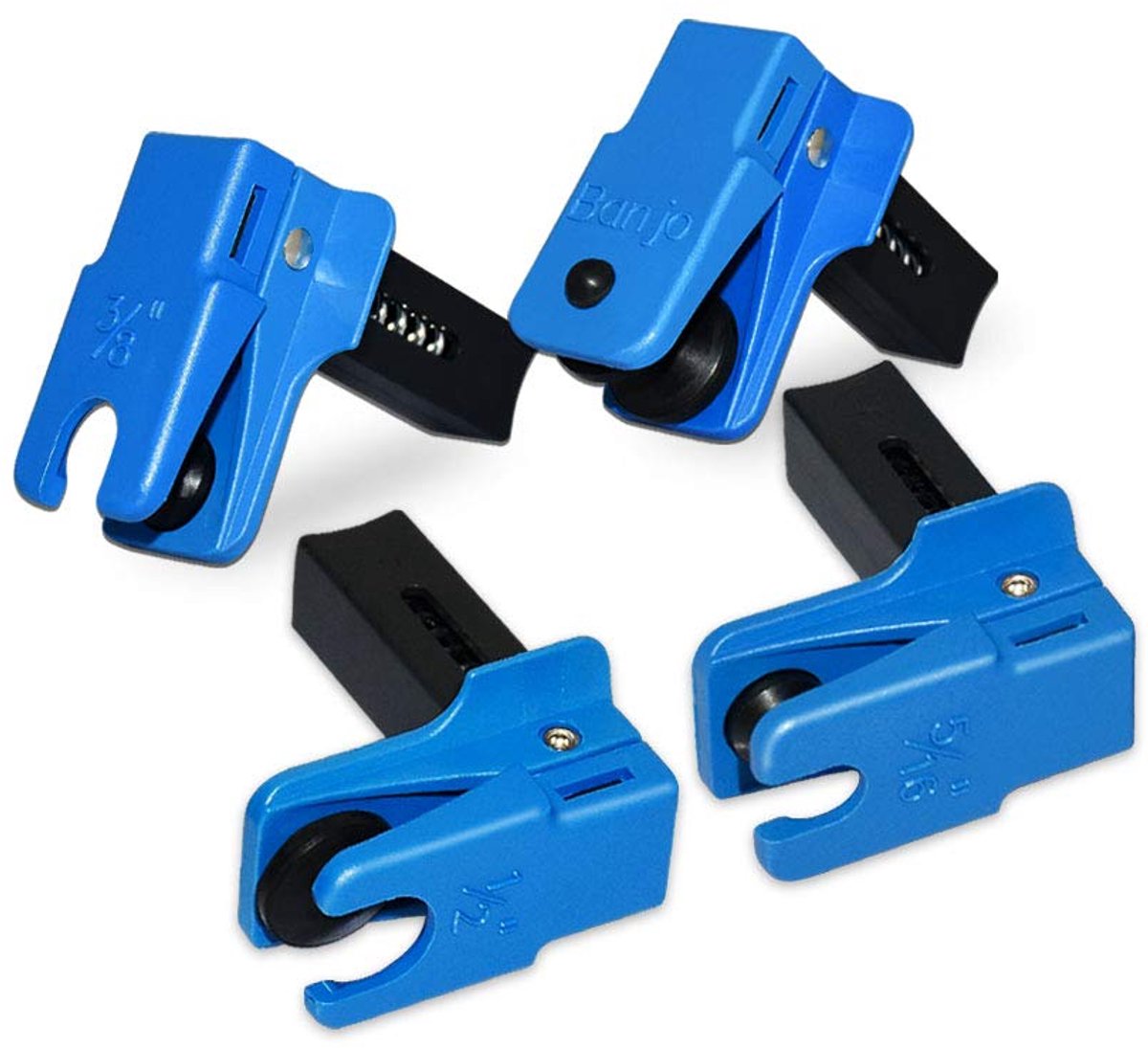 Omgoods- Banjo Fitting Automatische Stalen Lijnstopset - 3/8"/5/16"/1/2" - Vloeistofstopset - Geschikt voor Remleiding - Professionele Kit - Veerbelast Ontwerp - Vloeistofstopper