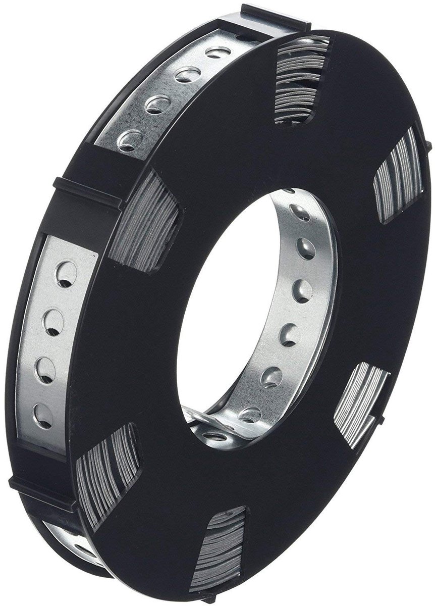 Omgoods - Hole Tape 17 mm Galvanized 10 m in Plastic Box