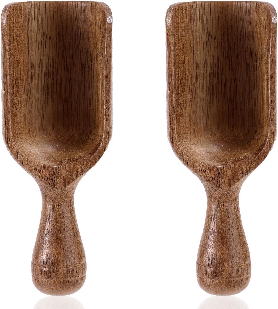 2st Mini Acacia Houten Koffielepels, Multifunctionele Eetlepel