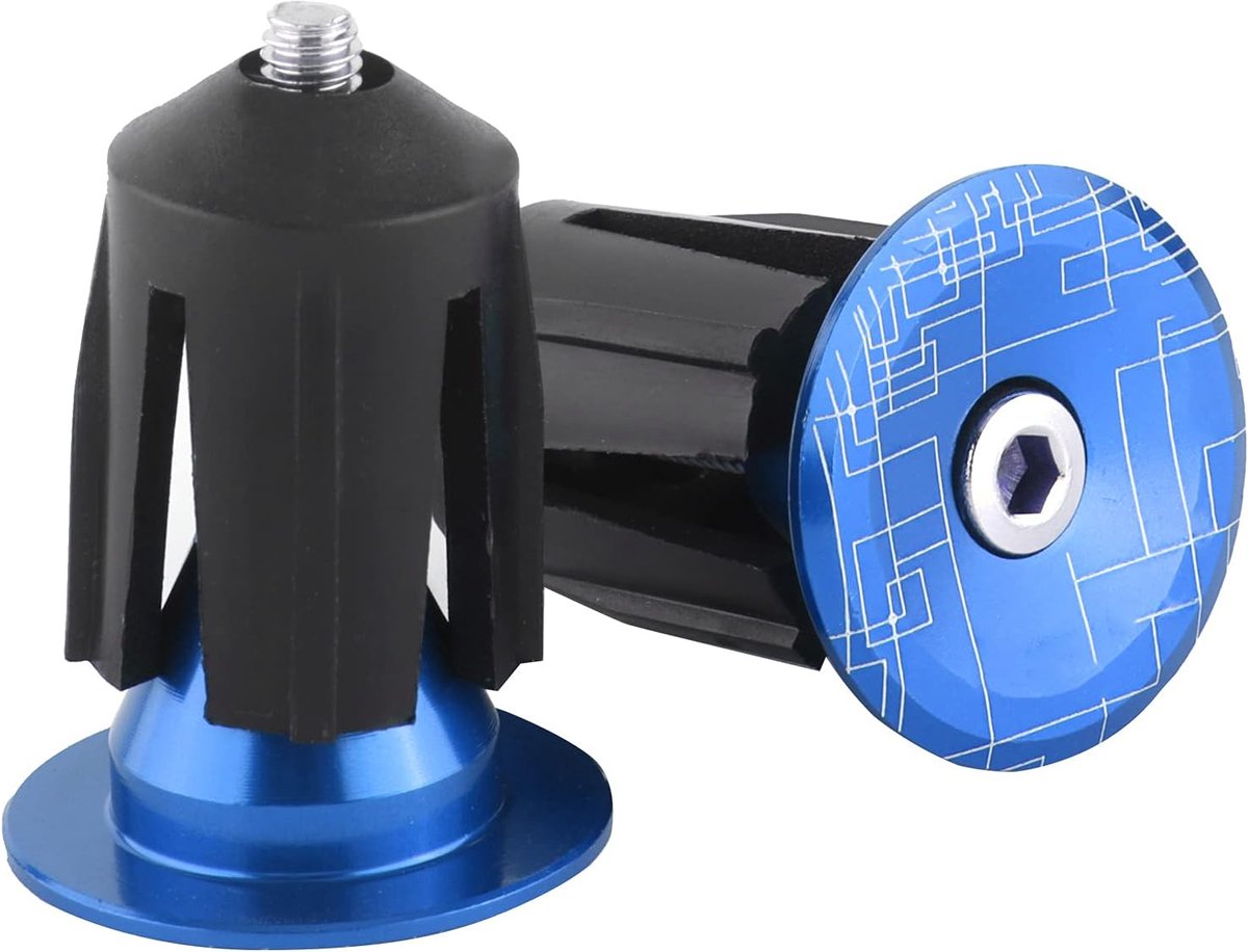 Bar End Pluggen, 2 Stuks Fietsstuur End Caps Pluggen voor Mountainbike Racefiets Vouwfiets MTB