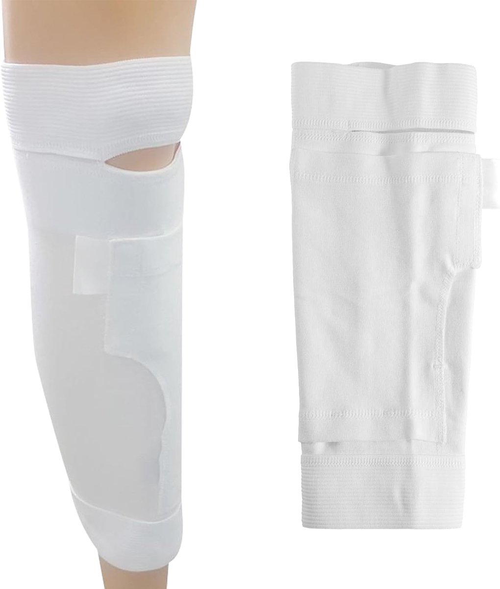 Beenzak voor katheter, houder met riem, bevestiging van kathetermouwen, beenzak voor katheter, rekbare beenzakhouder, urine-incontinentie katheter accessoires (L)