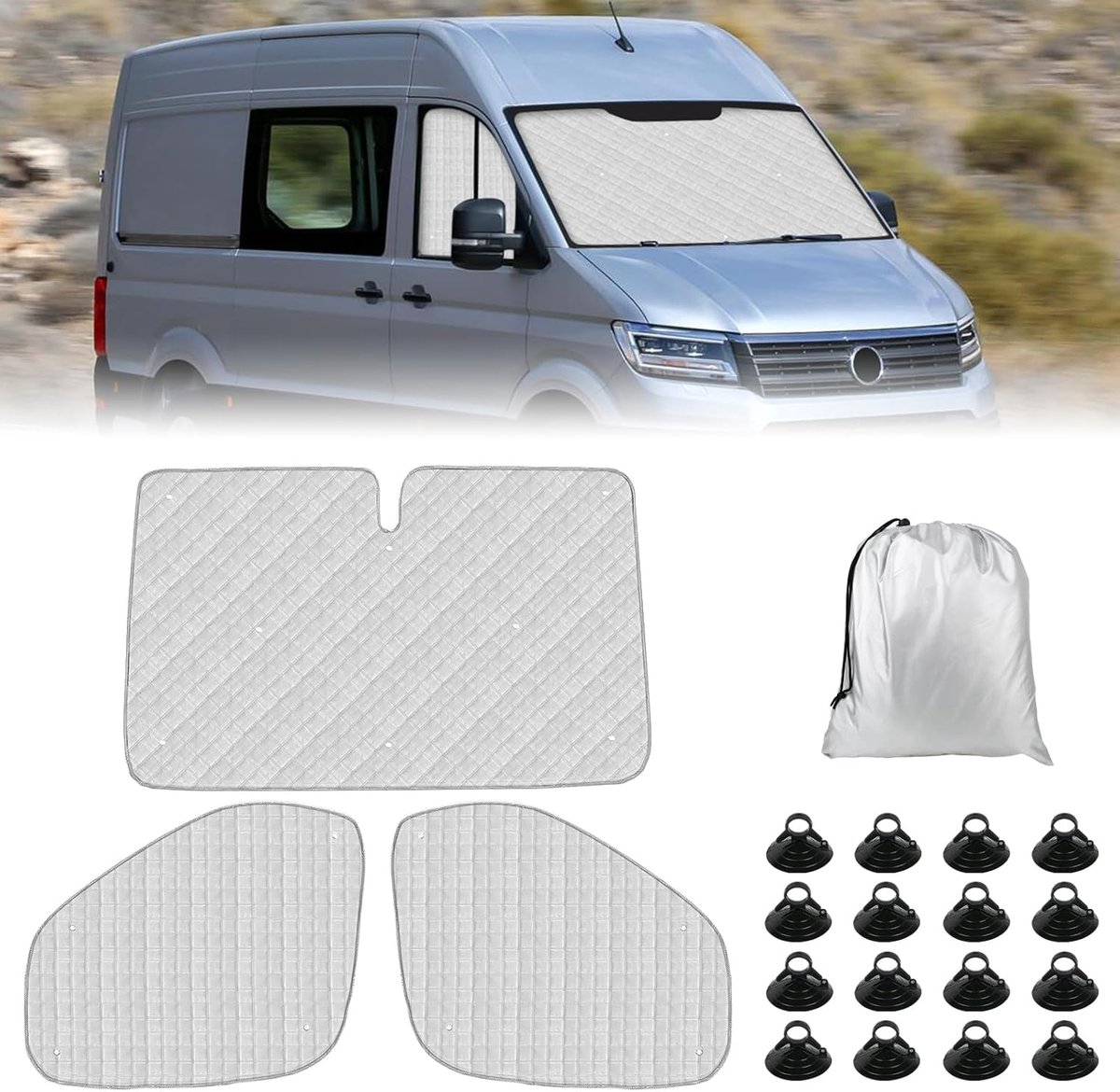 Voorruit, vervanging voor Vw Crafter/Grand California 2006-2017