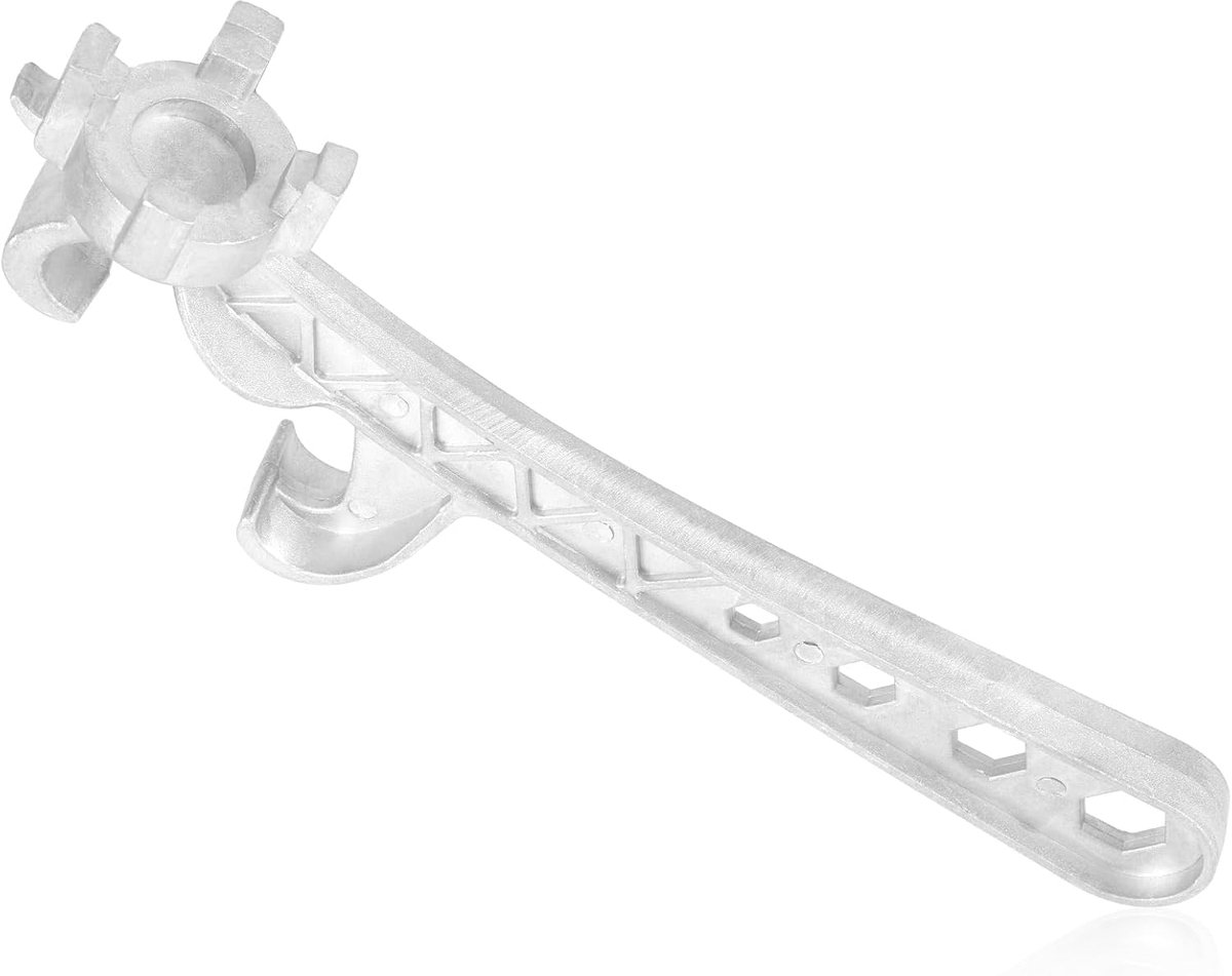 3 in 1 Emmer Opener, 5 Gallon Emmeropener Multifunctioneel Verfblikopener Vatsleutel Aluminium Emmerdekselverwijderaar voor 10-55 Gallon Vat Thuis Industrieel Commercieel Gebruik