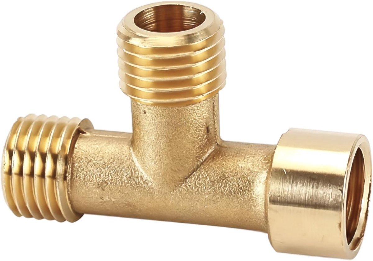 pijpfittingen, M14* 1.5 (vrouwelijk mannelijk mannetje) 3 tee landbouwapparaat speciale schroefdraadconnector, messing grofkorrelige adapterset voor landbouw- en huishoudelijke
