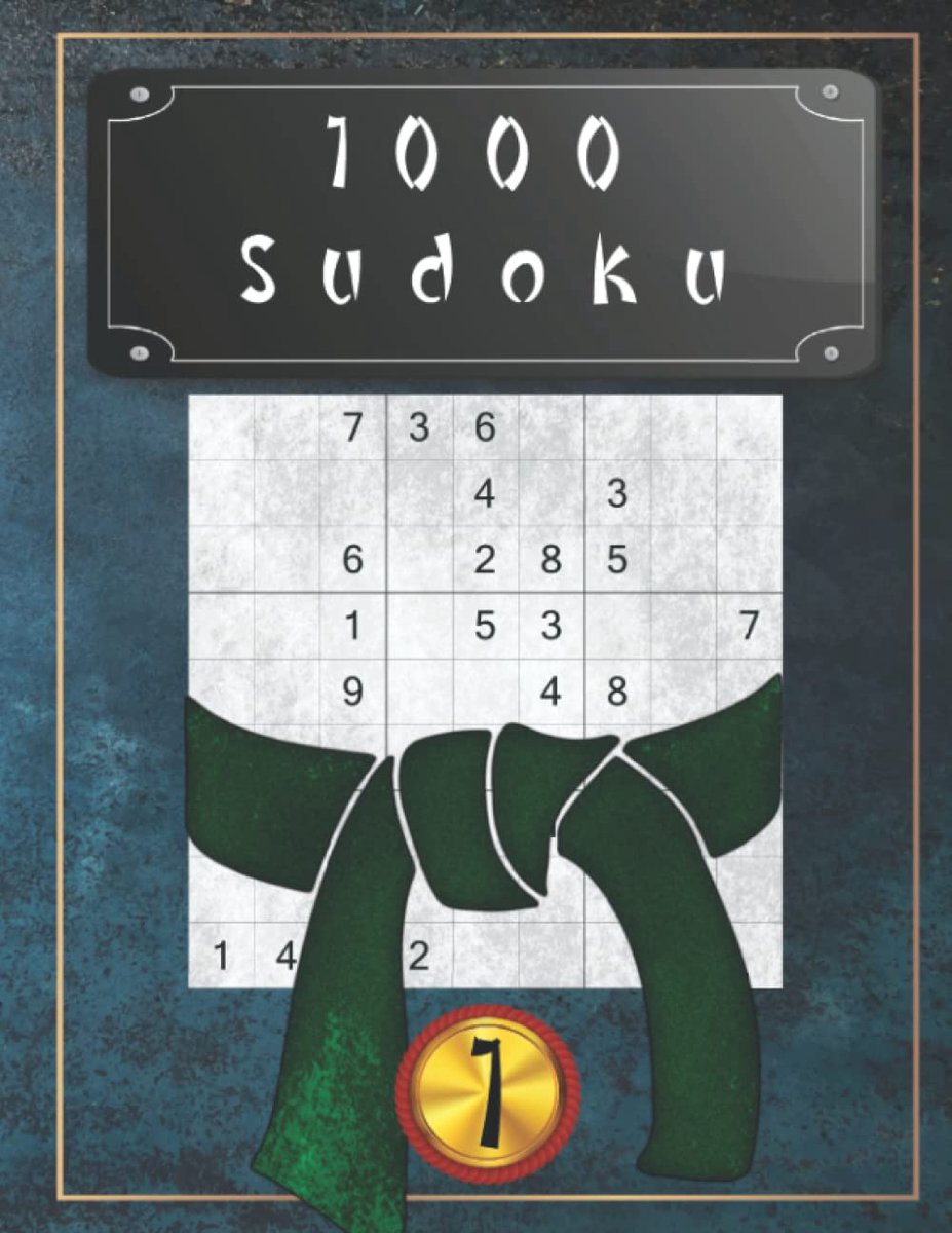 Sudoku puzzels 1000 stukjes - gemiddeld niveau - Japanse hersenkrakers - ideale hersentraining - ShopVlot