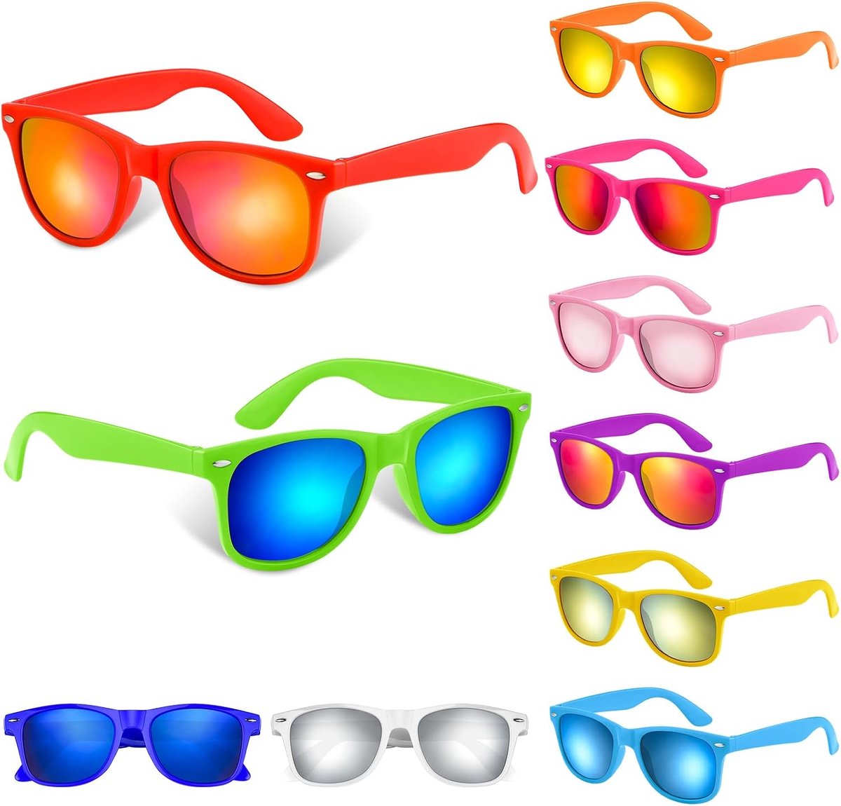 10/20/40 Pack Kids Zonnebril Bulk Retro Party Gunsten voor Bruiloft Strand Zomer Zwembad Feestbenodigdheden Goodie Stuffers