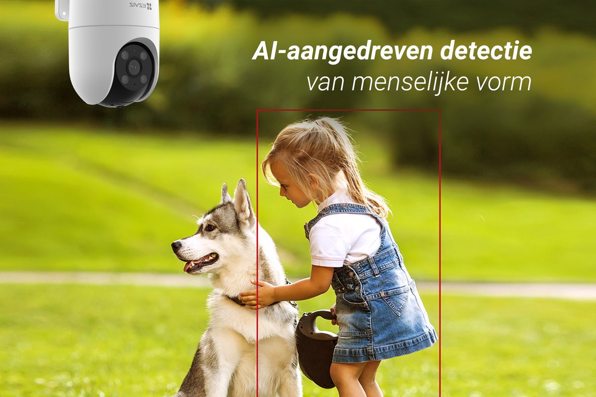 Ezviz H8C Beveiligingscamera 360° View Voor Buiten - afbeelding 3