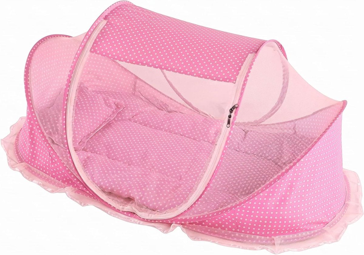 Baby Strandtent - Baby Bedje - Bescherming tegen insecten - Pop-up ontwerp - 110 x 65 x 60 cm