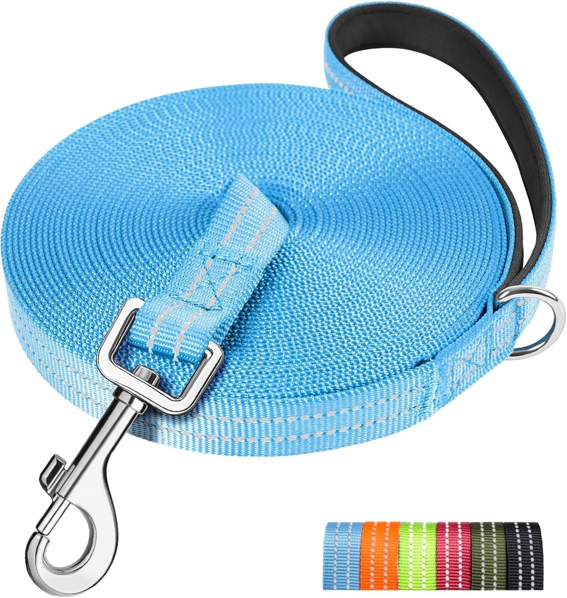 Honden Sleeplijn - Nylon - Verstelbare Lengte - Stevige Grip - Voor Honden