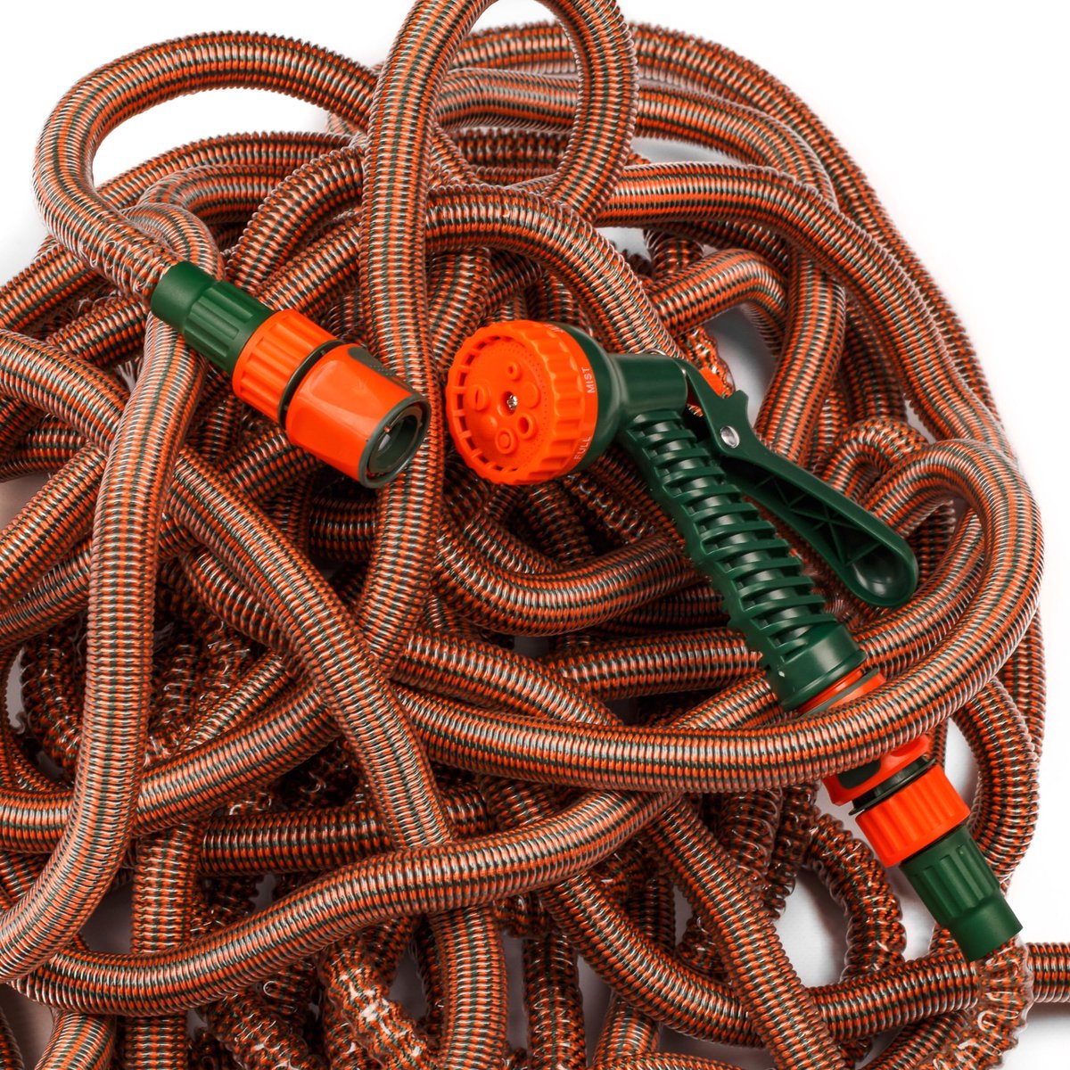 SnelShoppen - Flexibele Tuinslang 50 m - Knikvrije en Lichte Waterslang voor 1/2 en 3/4 Inch Kranen - Ideaal voor Irrigatie en Reiniging met Tuinsproe