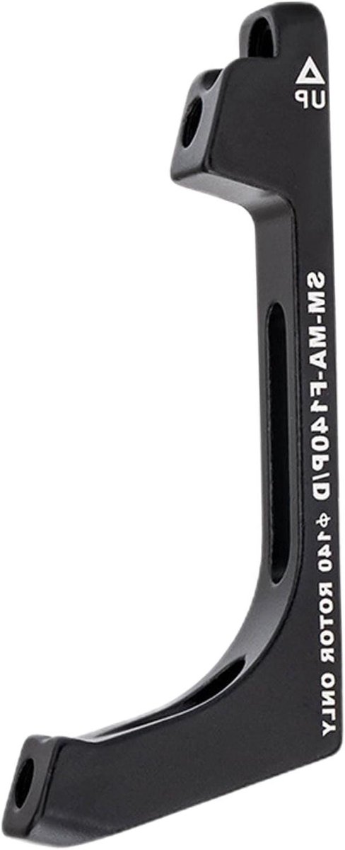 Fietsschijfremadapter - Remadapter Fiets - Fietsremmen Verbeteren - Lichtgewicht Aluminium - 140/160mm - Zwart