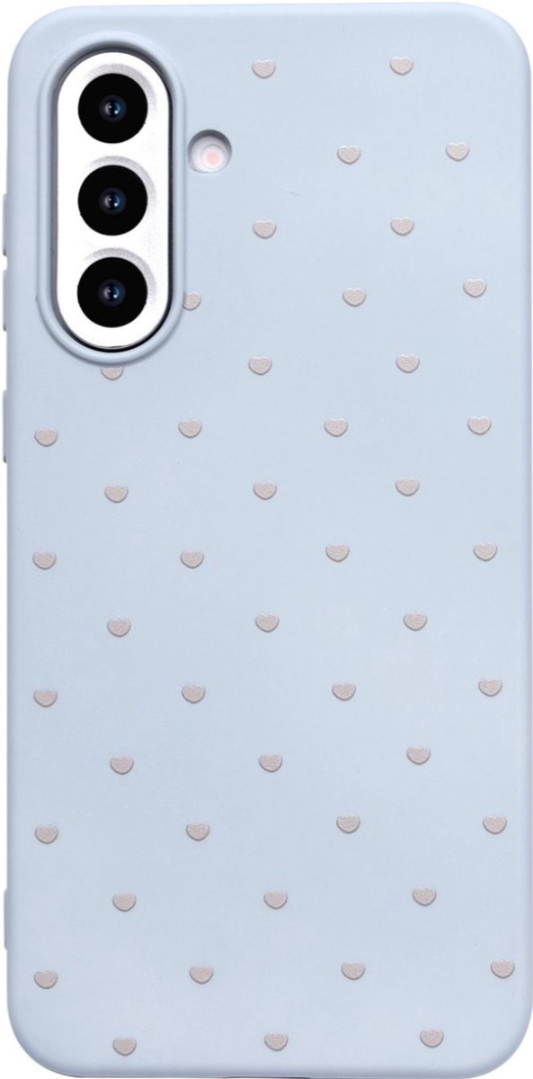 Casemania - Samsung S25 FE - Hart Patroon High Quality Silicone Case - Turquoise