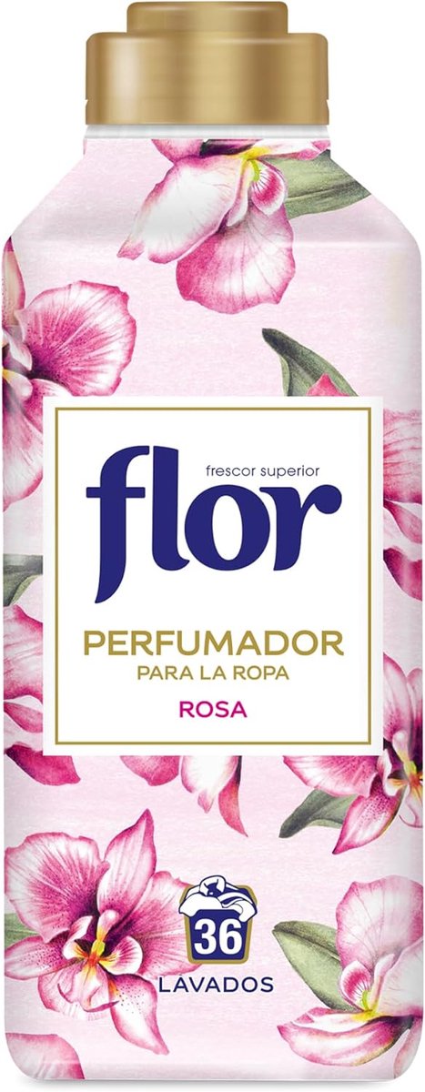 Flor Wasparfum met roze bloemengeur, tot 36 blikjes, 720 ml, 1 stuk - ShopVlot