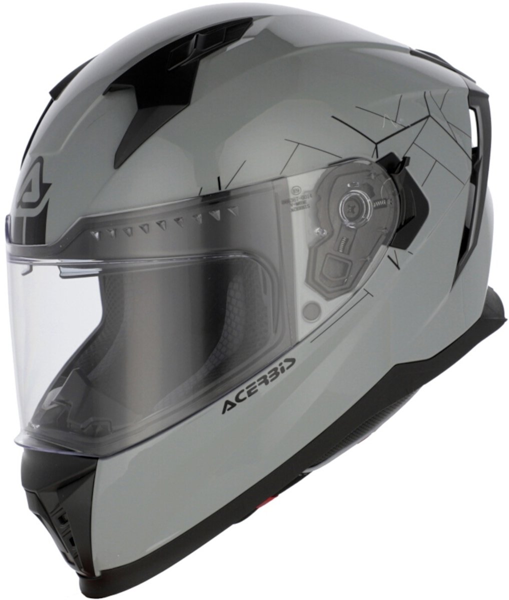Acerbis X-Way Solid Grijs Systeemhelm - Helm