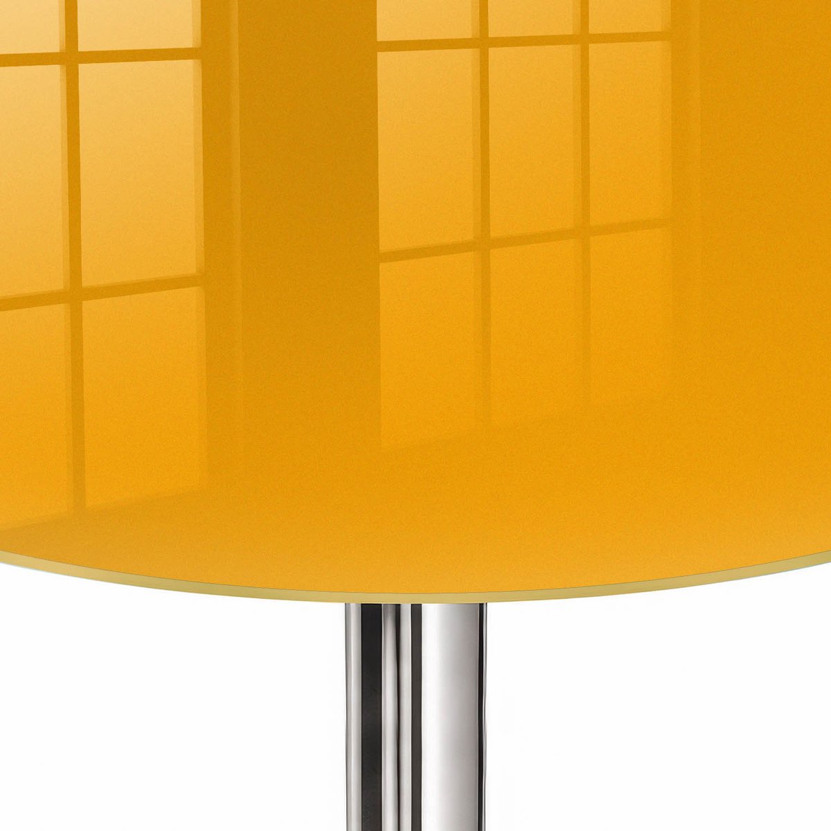 ArtPrintCave Levendig oranje Glazen Tafelblad fi70 cm - Tafelblad Rond - Oranje Eettafel Met Glasplaat - Achtergronden en patronen Keukentafel