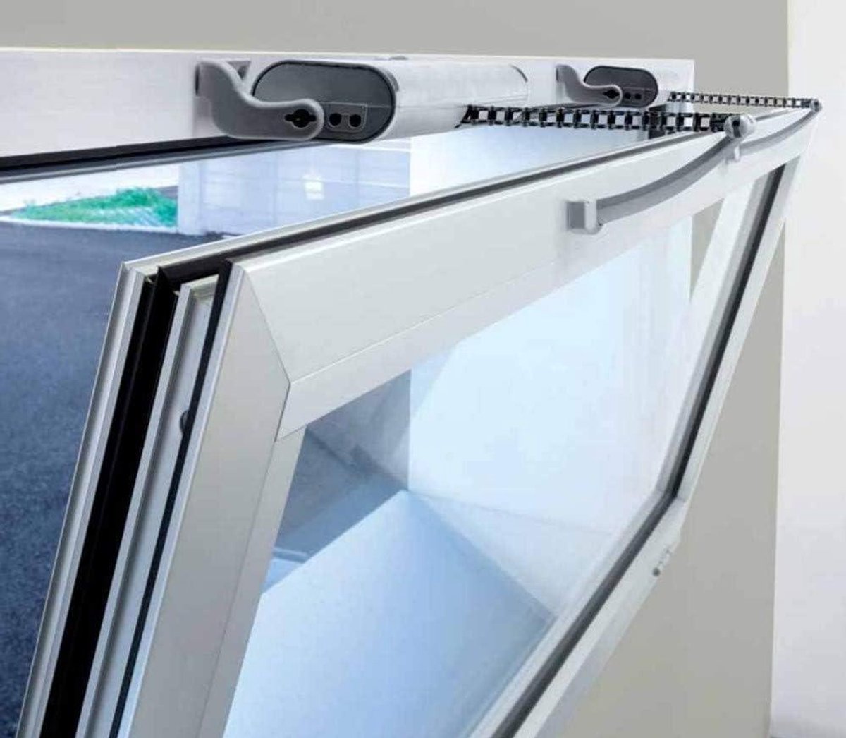 Elektrische Kettingaandrijving - Raamopener Ketting - Ramen Automatiseren - Dubbele Ketting - 380 mm - Bruin