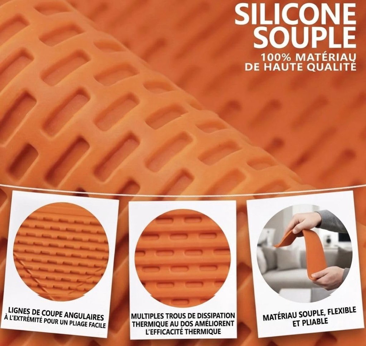 SnelShoppen - 2 stuks opvouwbare telefoon- en tablethouders van siliconen en aluminium, flexibel, verstelbaar, antislip, met laadruimte zonder obstake