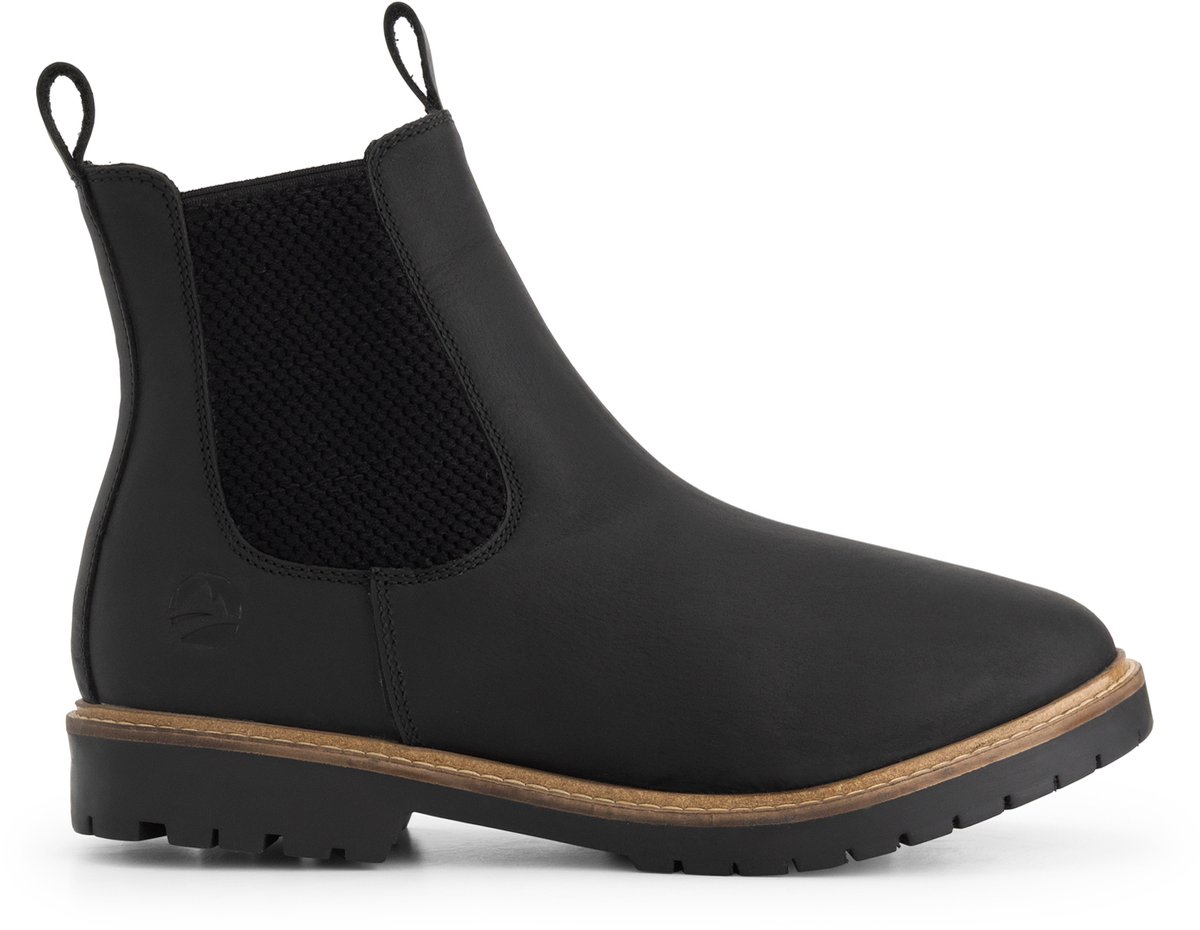 Travelin’ Thisted Dames Chelsea boots Wol gevoerd Zwart