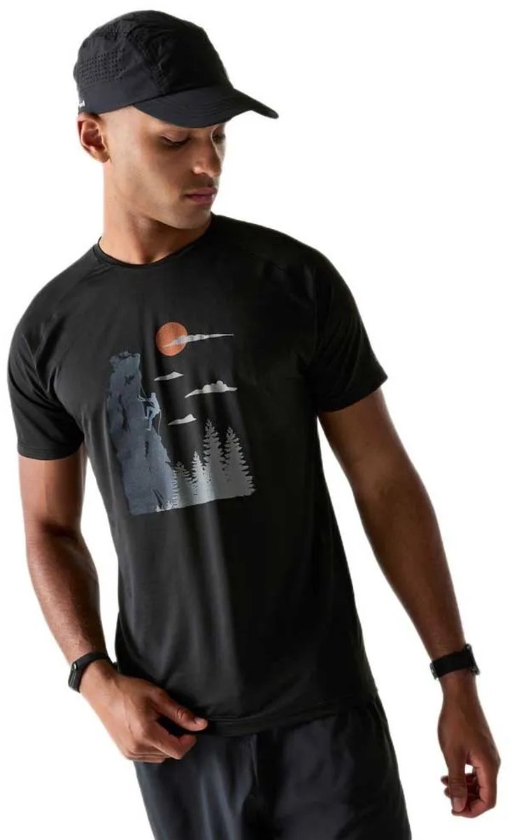 Dare2b Tech Ii T-shirt Met Korte Mouwen 2XL Man Zwart