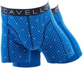 Cavello 2-pack heren boxershorts Dot - blauw-M