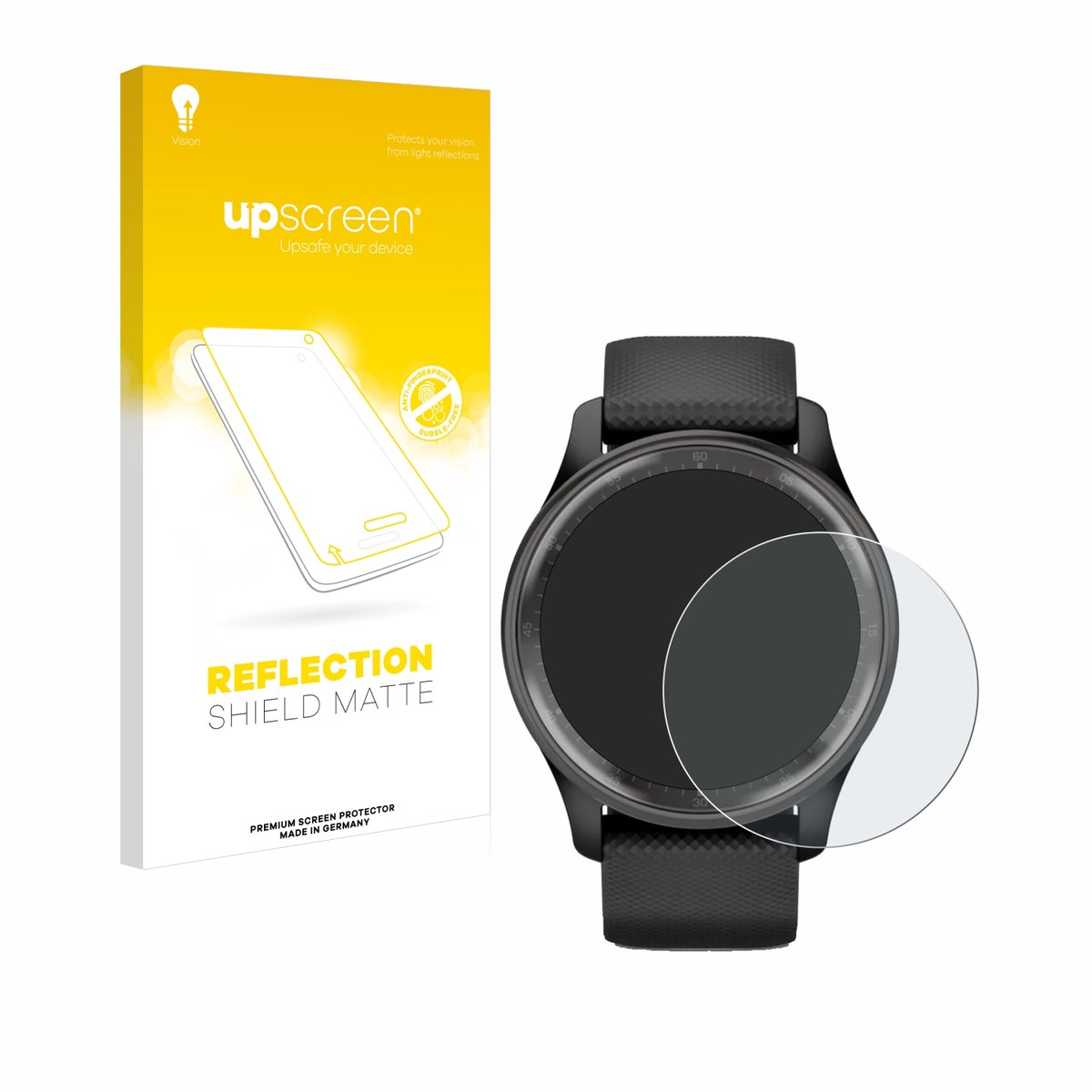 upscreen - Screenprotector voor Garmin Vivomove Trend - Folie Beschermfolie anti glare matte
