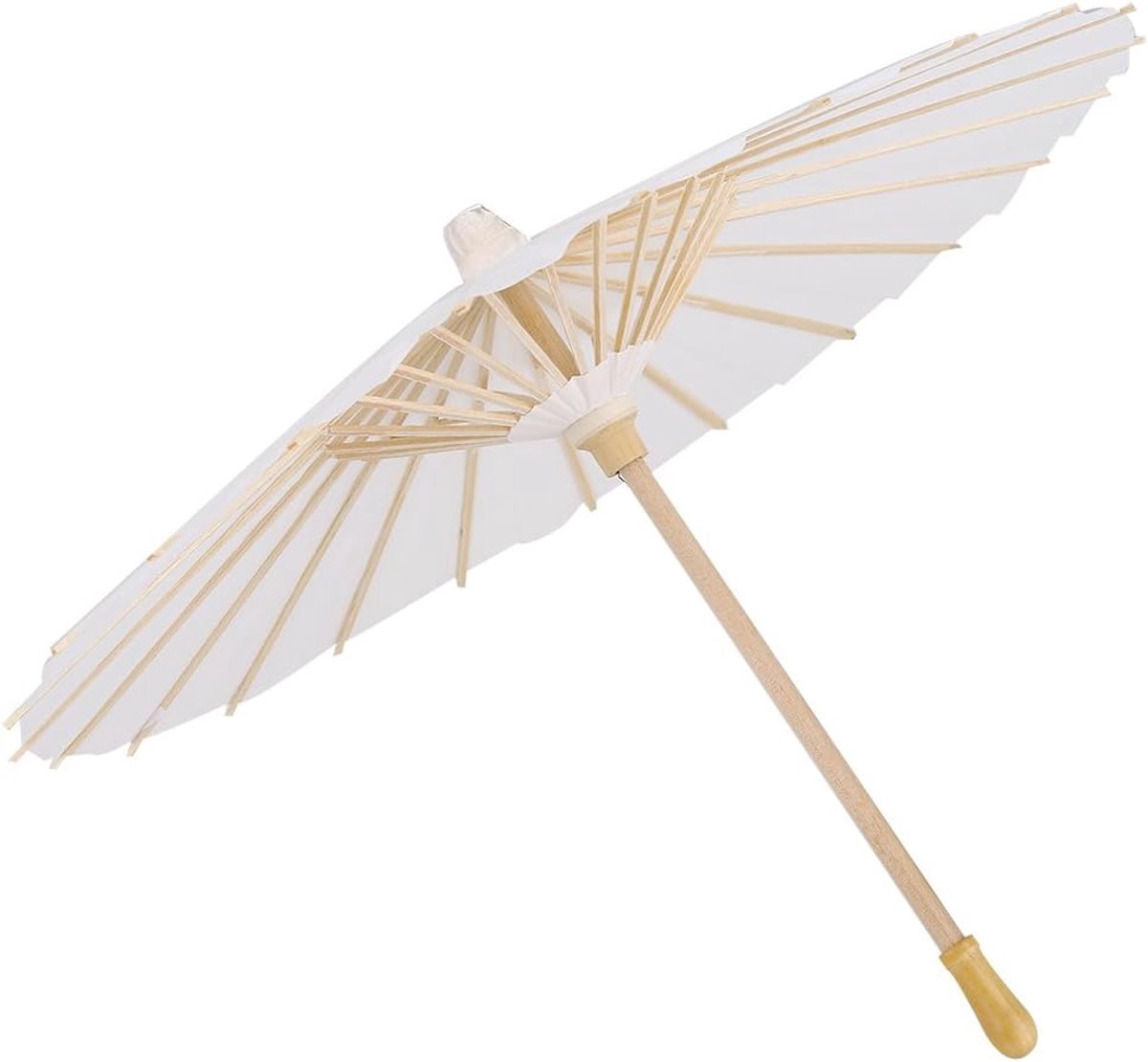 20/30/40/60mm Witboek Parasol, Decoratieve Paraplu voor Bruiloft, Feestartikelen, Zomerschaduw(Diameter 40cm)