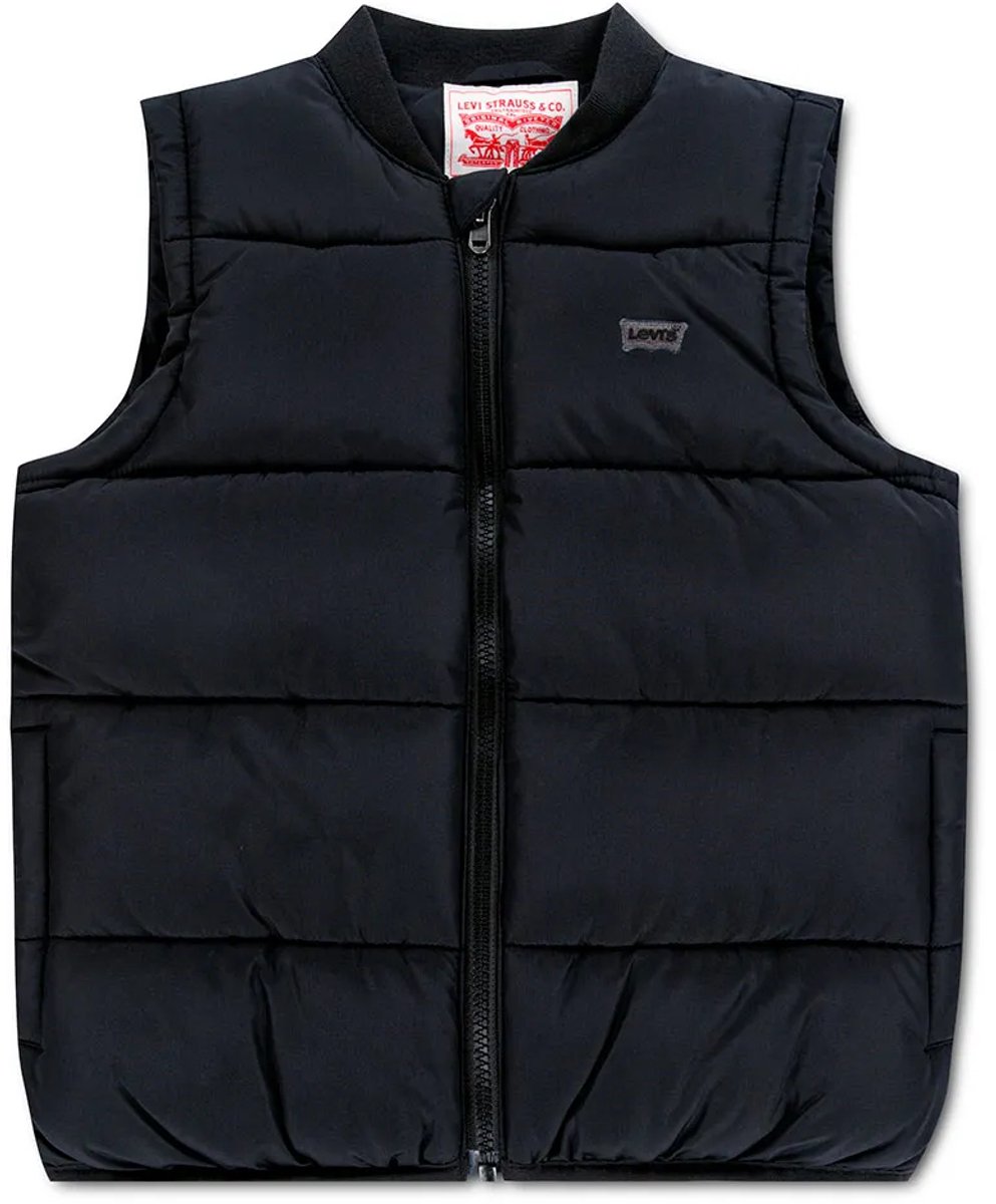 Levi´s ® Kids Batwing Emb Puffer Vest 14 Years Jongen Zwart