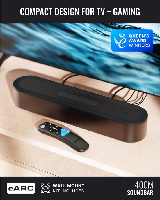 Soundbar Luidsprekers - Home Audio Systeem - Films Kijken - 5.1 Surround Sound - 40.5 cm - Zwart — afbeelding 2