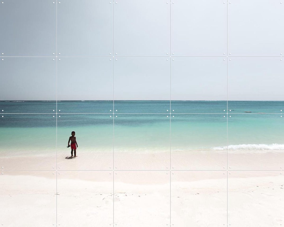 IXXI Tropical Silence Alone In Paradise, Claire Droppert - 100 x 80 cm - Gratis ophangtool - Grote wanddecoratie en posters - Realisme, Fotografie