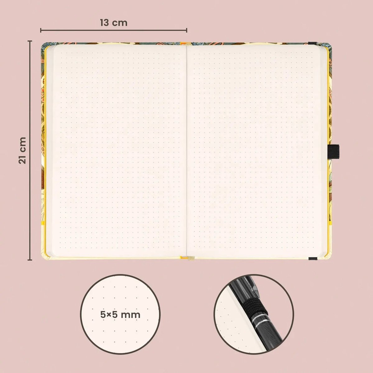 Alphonse Mucha Notitieboek A5 Feather