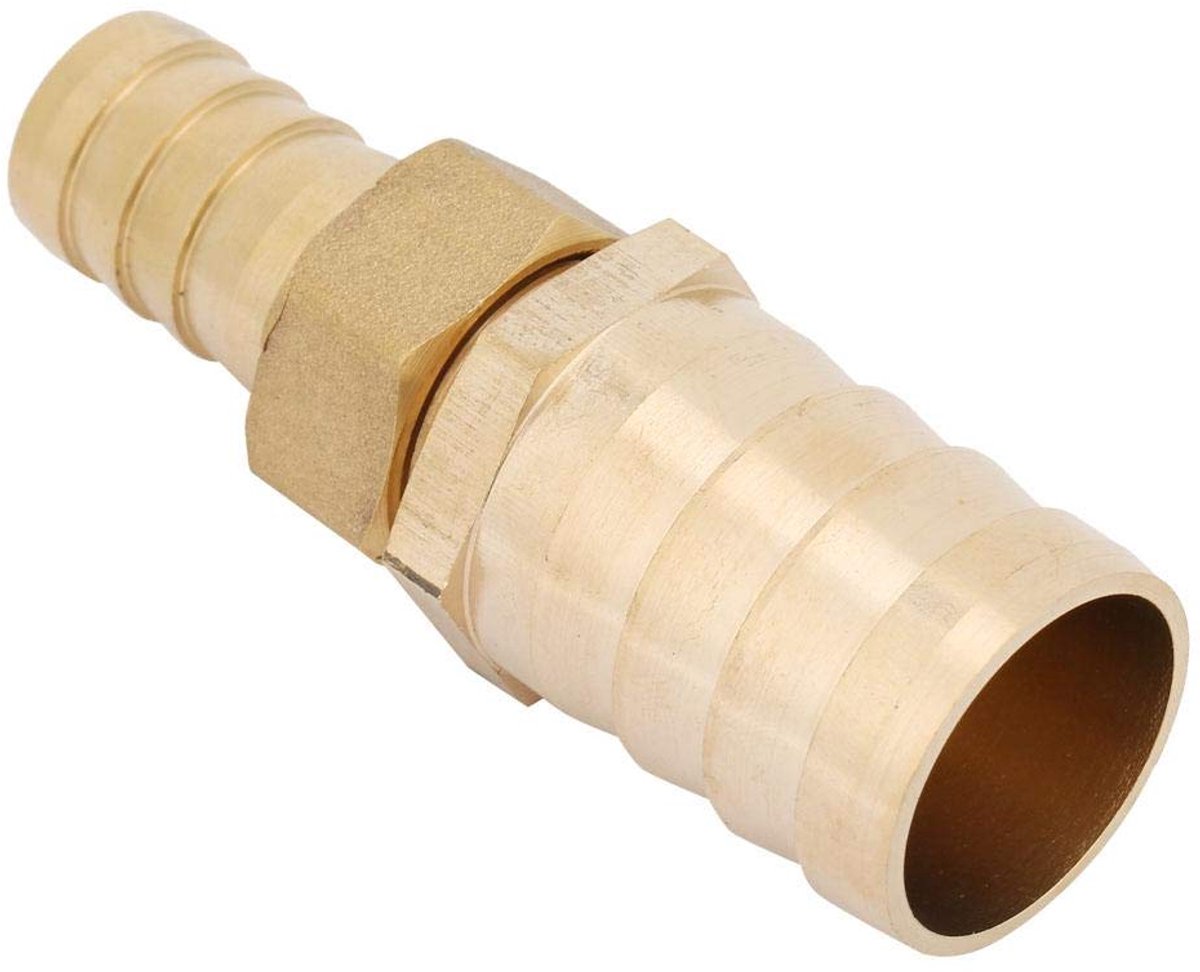 16mm-16/19/25mm Messing Fitting Slang Barb Staart Reducer Verminderende Plug Aansluiting Rechte Pijpfitting Verbindingscomponenten (16-25mm)