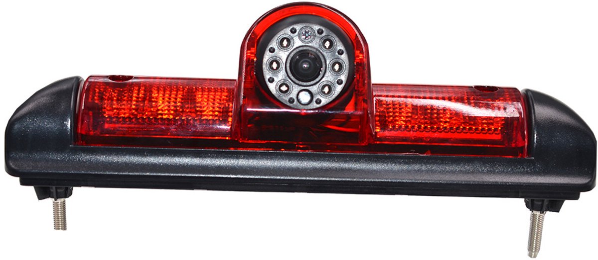 Geschikt voor 4,3 inch monitor voor Fiat Ducato Citroën Jumper Peugeot Boxer - remlichtcamera 170° glas lens IR nachtzicht IP68 waterdicht met 8m kabel