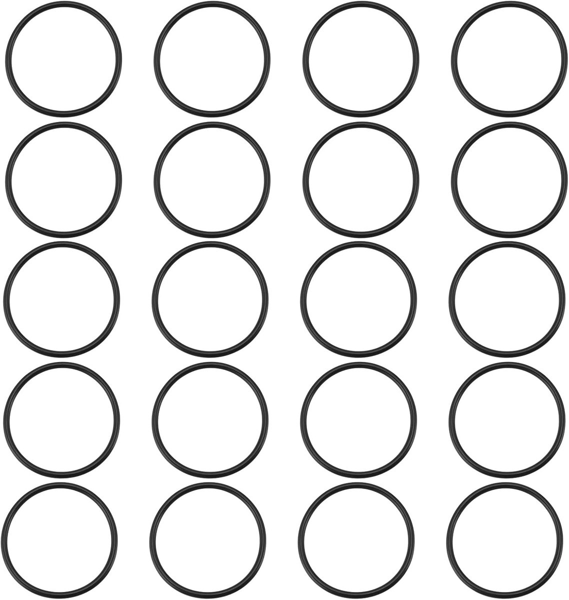 O-ringen 50mm O-ringen Afdichting Pakking voor Kraan Waterpijp Sproeier Slang Sanitair Automotive 50x56x3mm Zwart