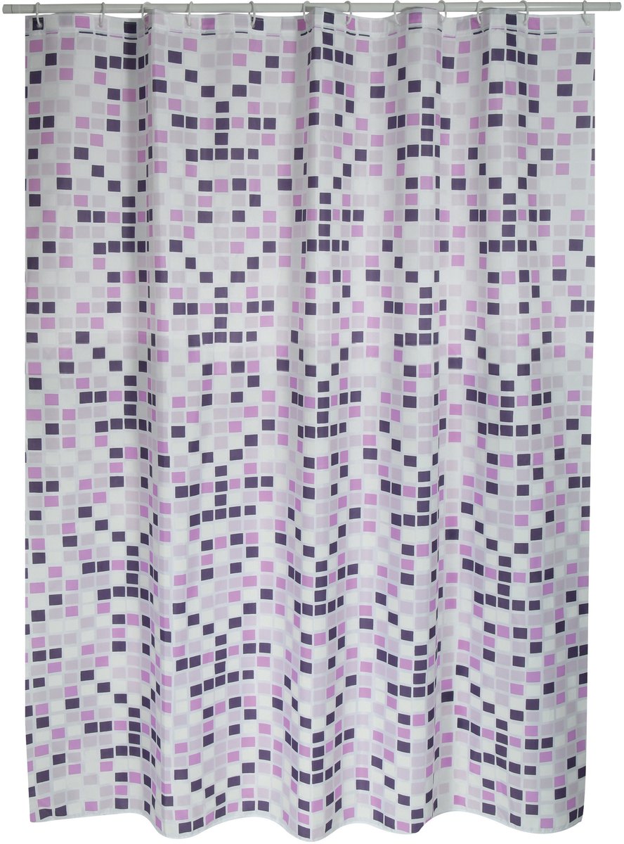 MSV Douchegordijn Polyester – Waterdicht en Antibacterieel Douchegordijn – Schimmelwerend – 180x200 cm