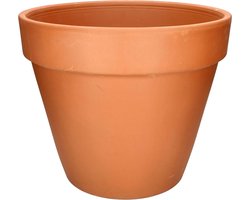 Bloempot Terracotta - Plantenbak Rand - Binnen en Buiten - Ademende Wand - Diameter 43 cm - Terracotta