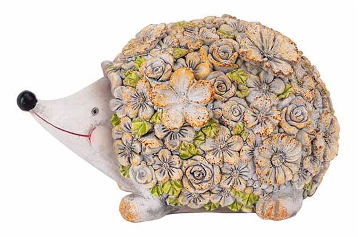 Egel Flowers Multi-kleur 13,5x8,5xh7,8cm Langwerpig Polyresin