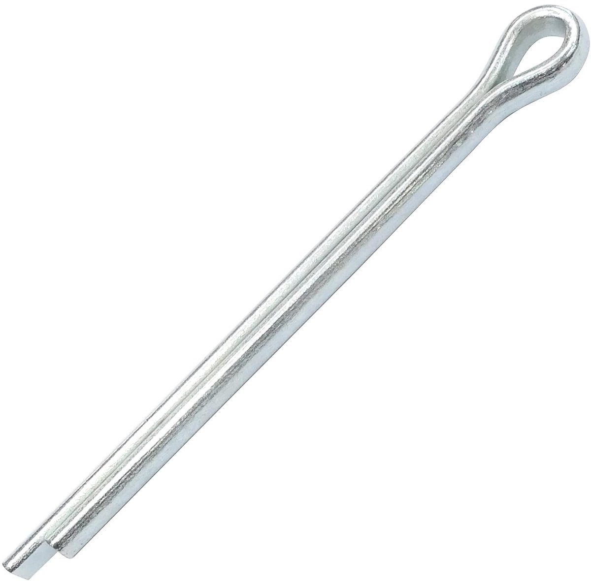 - Set van 100 splinten Ø4x63mm - aansluitstift - DIN 94 ISO 1234 - hardheid 4.8 - van verzinkt staal - C47964