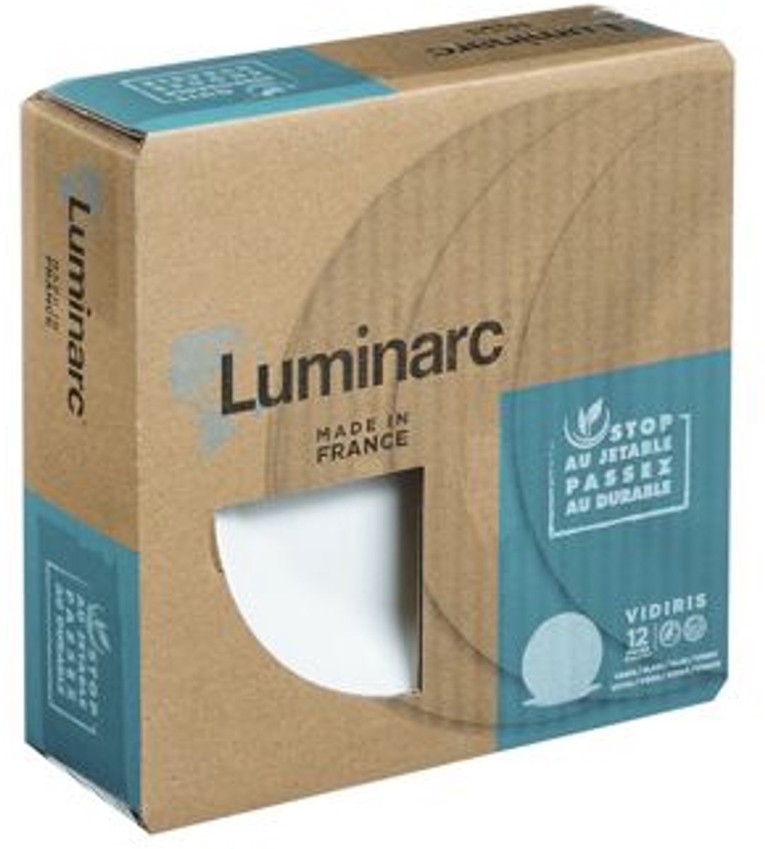 Luminarc Vidiris Diep Bord 22 Cm Set12