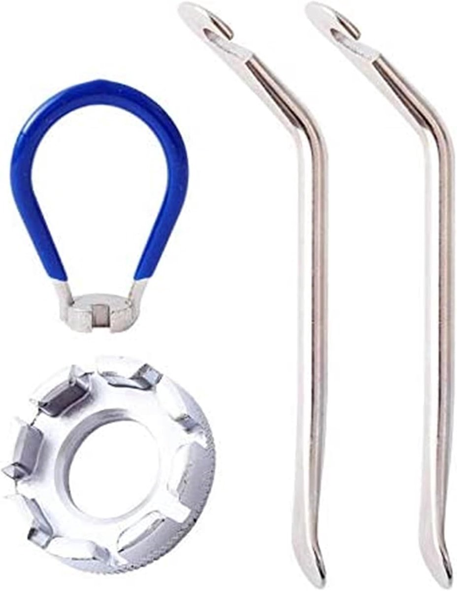 spaaksleutel, fietsreparatieset, spokeset voor elektrische fiets, voor elektrische fiets, 4 stuks