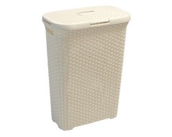 Curver Style Wasmand met deksel - 40L - Vintage/Gebroken wit