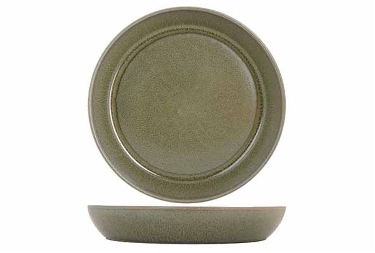 Bistro Thyme Green Schaal D25,5xh4,1cm